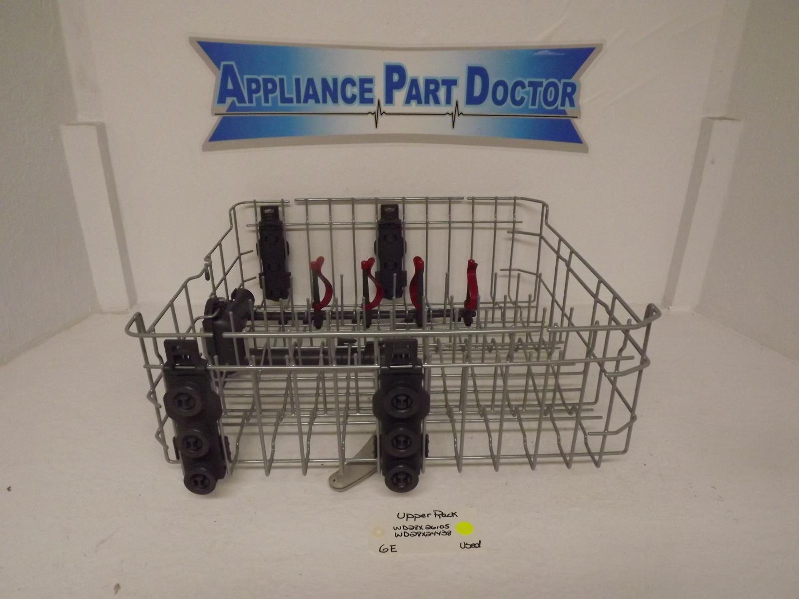 GE Dishwasher WD28X26105 WD28X24438 Upper Rack Used GE Dishwasher WD28X26105 WD28X24438 Upper Rack Used